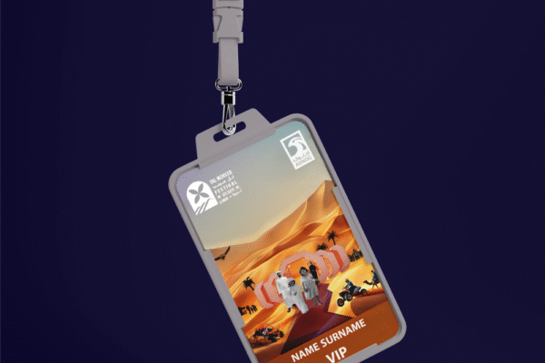 Vertical id card with holder mockup copy 2